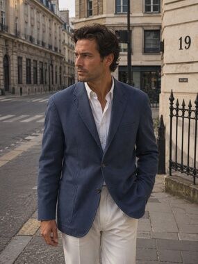 Polo Ralph Lauren Made In Italy Navy Blazer 42R Men’s Medium